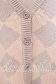画像2: Candy Stripper / VVS KNIT カーディガン 2 サックス×ホワイト O-25-12-20-064-PU-TO-IG-OS (2)
