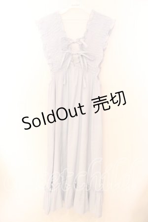 画像: Candy Stripper / SHIRRING JUMPER SKIRT ジャンパースカート 2 サックス O-25-12-20-067-PU-OP-IG-OS