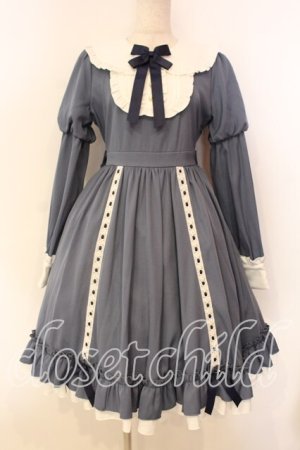 画像: Amavel / Dolly Maidフリルワンピース  ブルー O-25-12-20-011-CA-OP-IG-OS