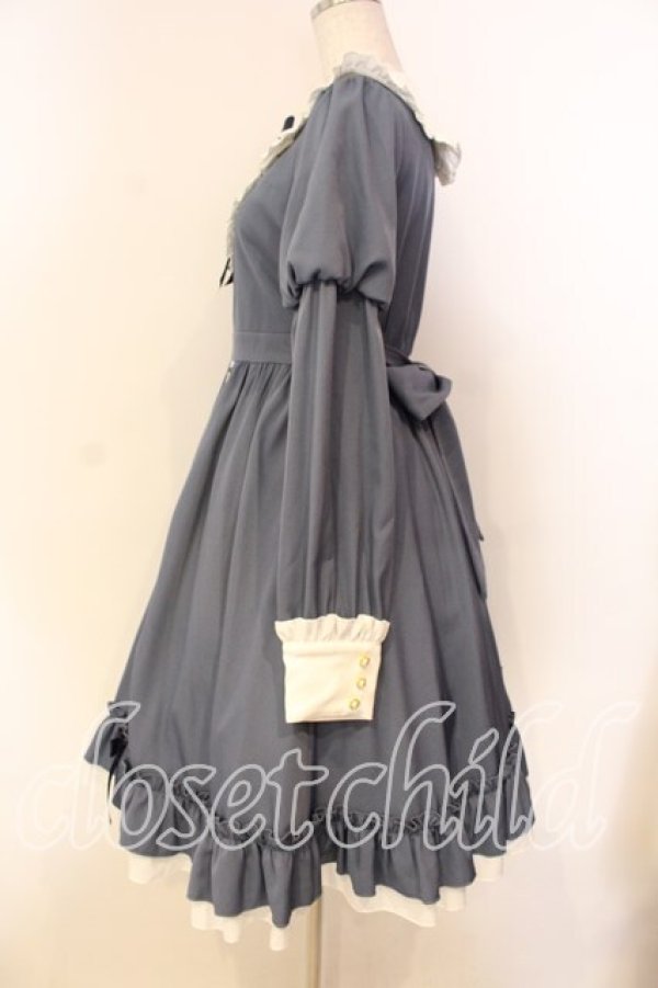 画像3: Amavel / Dolly Maidフリルワンピース  ブルー O-25-12-20-011-CA-OP-IG-OS (3)