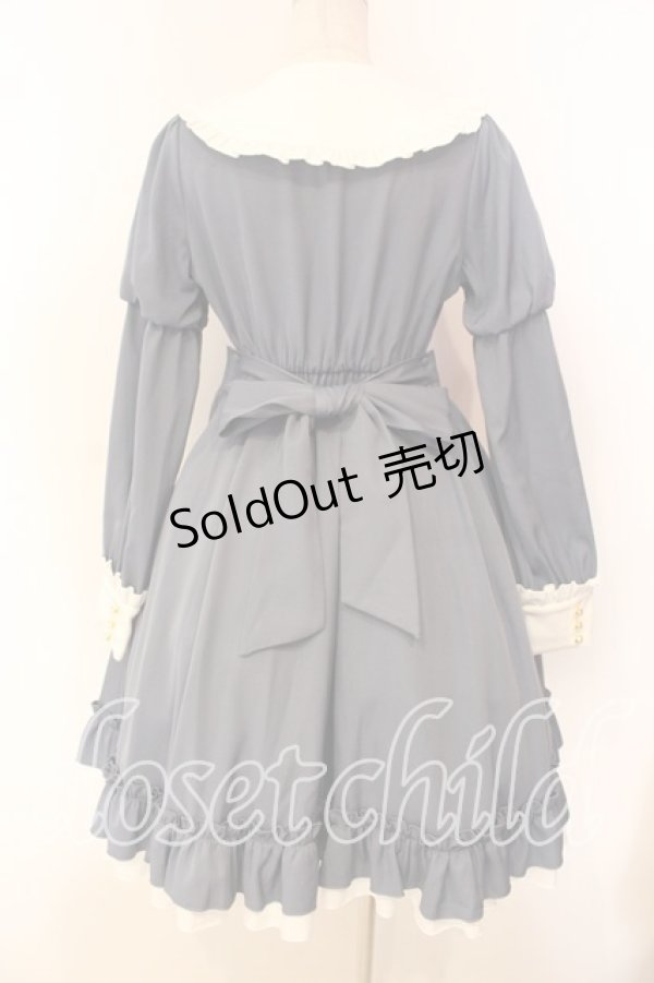 画像4: Amavel / Dolly Maidフリルワンピース  ブルー O-25-12-20-011-CA-OP-IG-OS (4)