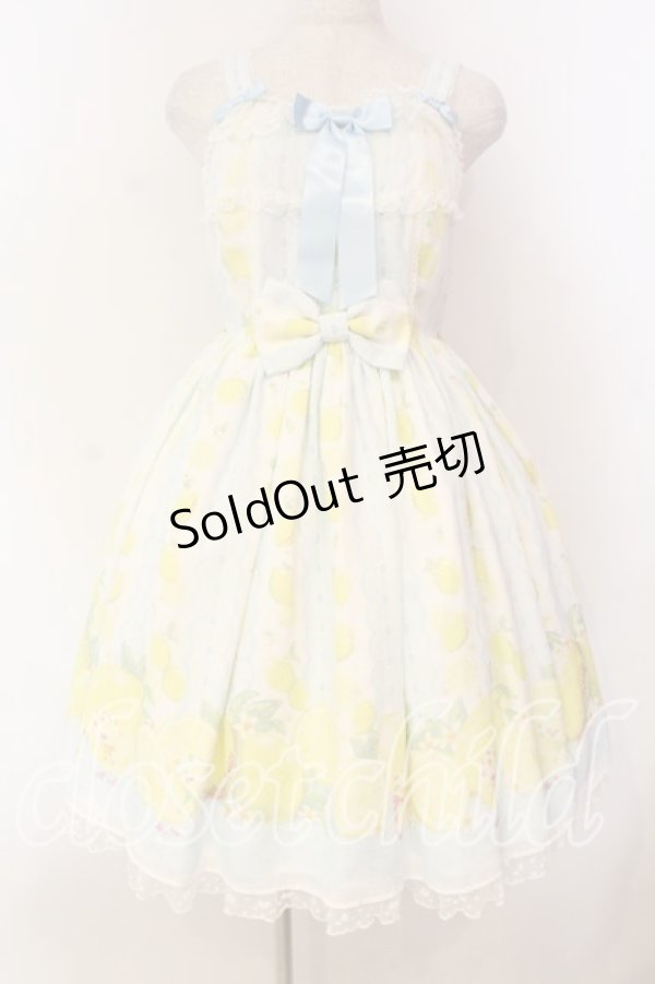 画像1: Angelic Pretty / Fruity Lemonジャンパースカート  サックス O-25-12-20-013-AP-OP-OW-OS (1)