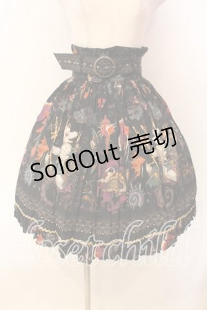 画像: ALICE and the PIRATES / Poseidon Chris柄スカート  クロ O-25-12-20-017-PA-SK-OW-OS