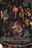 画像2: ALICE and the PIRATES / Poseidon Chris柄スカート  クロ O-25-12-20-017-PA-SK-OW-OS (2)