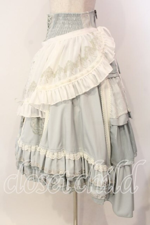 画像4: Ozz oneste / Star Wizardエプロン付スカート  ミント O-25-12-20-021-OO-SK-OW-OS (4)