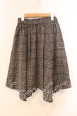 画像2: axes femme / チェックフレアスカート M ブラウン O-25-12-22-040-AX-SK-OW-OS (2)