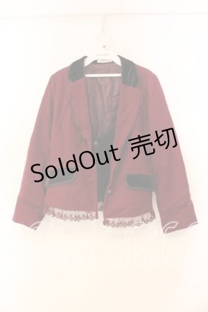 画像: axes femme / ベストドッキングテーラージャケット M ワイン O-25-12-22-042-AX-JA-OW-OS