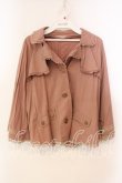 画像1: axes femme / 後ろ編み上げポンチョ M ピンク O-25-12-22-043-AX-TO-OW-OS (1)