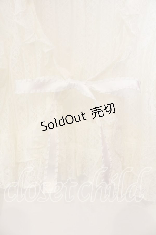 画像2: Pina sweetcollection / レース地ボレロ  シロ O-25-12-22-045-LO-TO-OW-OS (2)