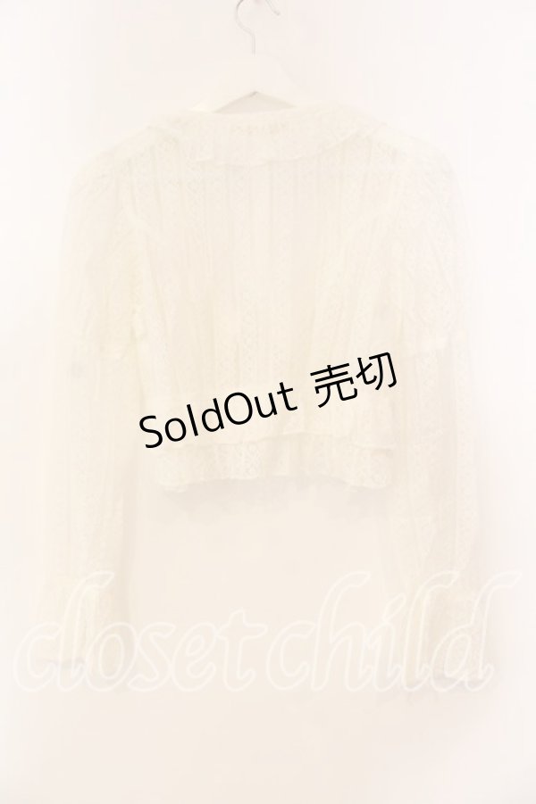 画像3: Pina sweetcollection / レース地ボレロ  シロ O-25-12-22-045-LO-TO-OW-OS (3)