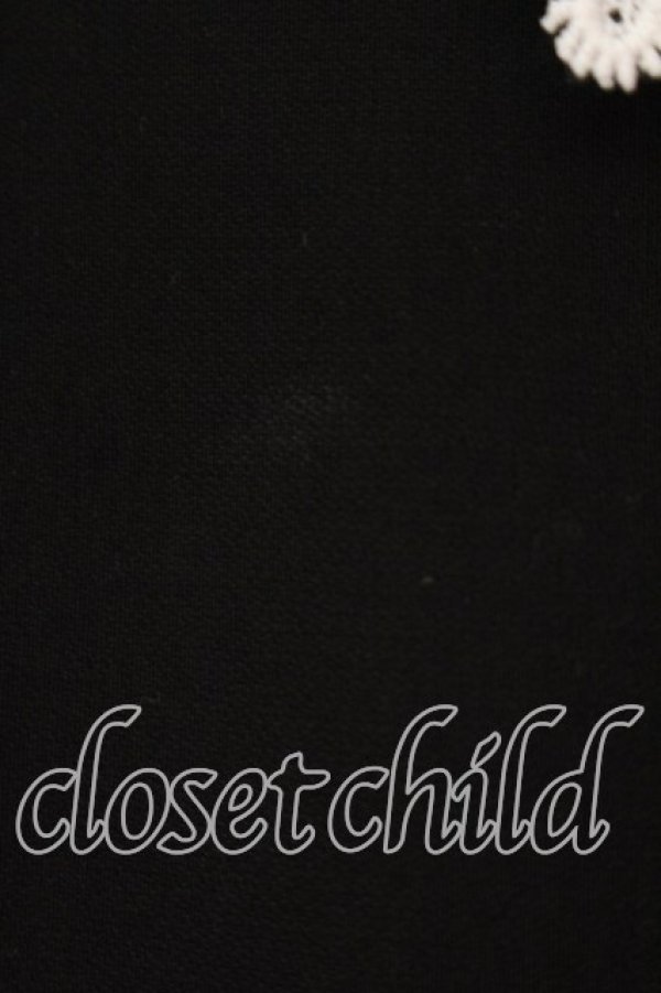 画像5: Jane Marple / Voile and lace york trapeze dress　ワンピース M クロ×シロ O-25-12-22-046-JM-OP-OW-OS (5)