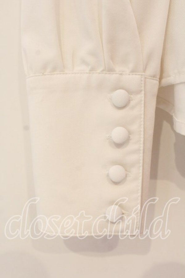 画像3: Sheglit / ビショップスリーブジャボブラウス M ホワイト O-25-12-22-047-EL-BL-OW-OS (3)