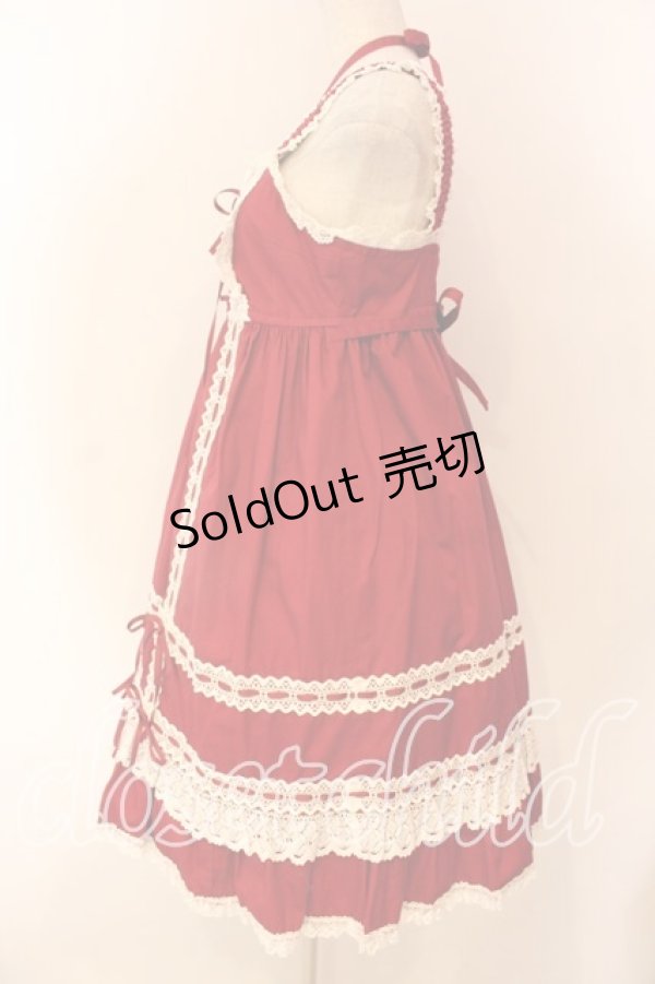 画像4: BABY,THE STARS SHINE BRIGHT / ベビードールジャンパースカート  えんじ O-25-12-22-003-BA-OP-OW-OS (4)