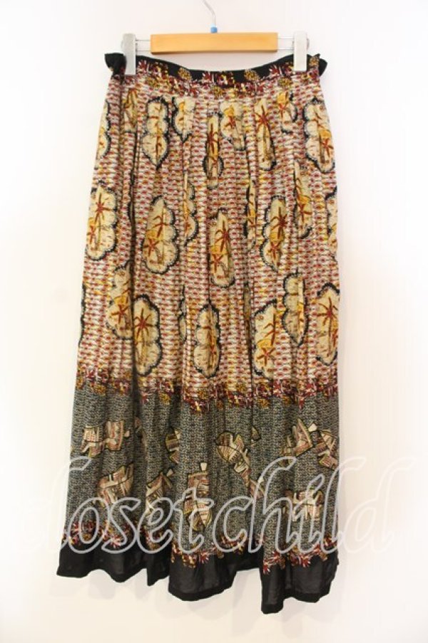 画像3: Jane Marple Dans Le Salon / Palm tree long skirt　スカート M イエロー系 O-25-12-22-049-JM-SK-OW-OS (3)