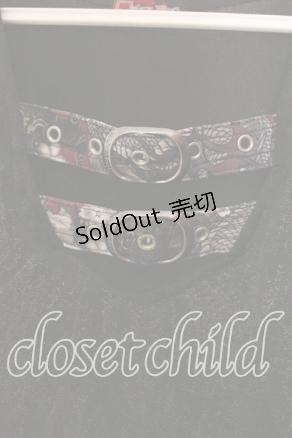 画像2: Qutie Frash / ベルトタンク  ブラック O-25-12-22-068-QU-TO-IG-OS (2)