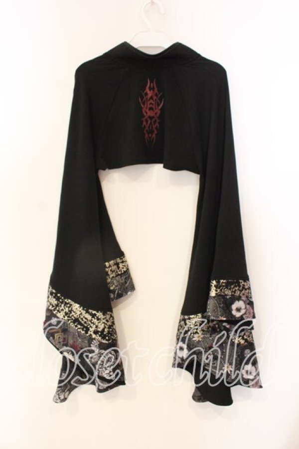 画像3: Qutie Frash / 2018年プレミアム龍虎"着物カーデ"  ブラック O-25-12-22-069-QU-TO-IG-OS (3)