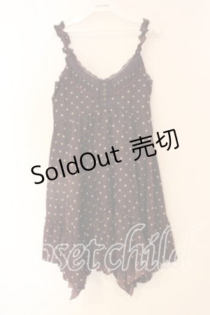 画像: axes femme / ドット柄チュニック M パープル O-25-12-22-1008-AX-OP-IG-OS