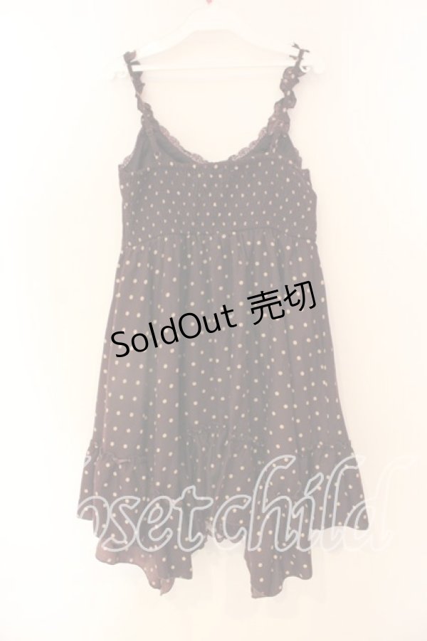 画像2: axes femme / ドット柄チュニック M パープル O-25-12-22-1008-AX-OP-IG-OS (2)