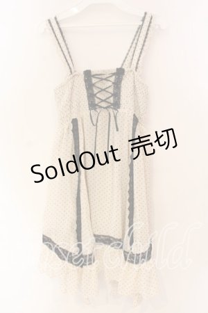 画像: axes femme / ドットシフォンシャーリングチュニック M オフ O-25-12-22-1009-AX-TO-IG-OS