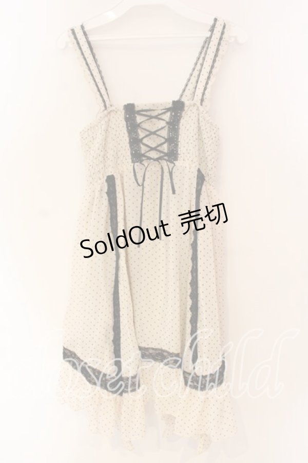 画像1: axes femme / ドットシフォンシャーリングチュニック M オフ O-25-12-22-1009-AX-TO-IG-OS (1)