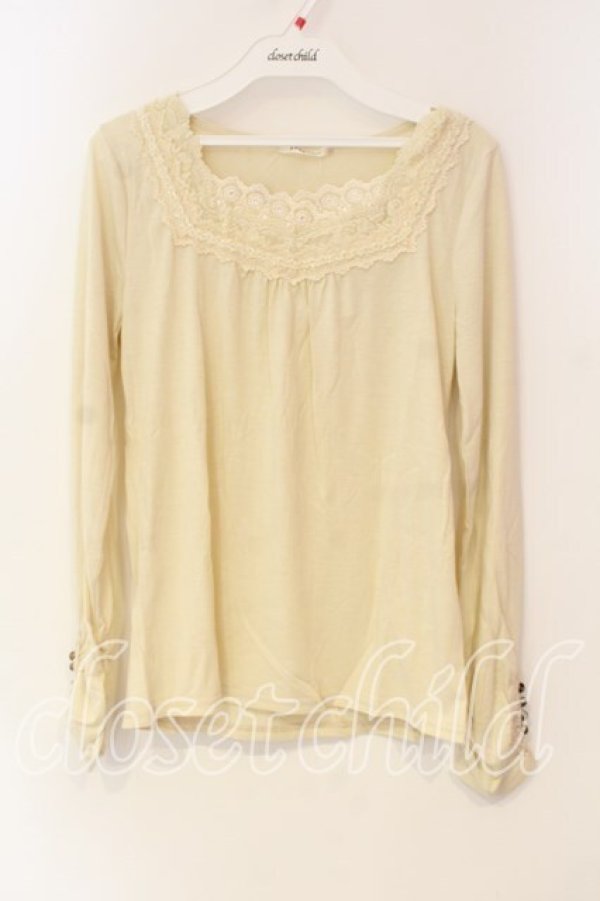 画像1: axes femme / 袖口ボタンインナープルオーバー ｍ オフ O-25-12-22-1017-AX-TO-IG-OS (1)