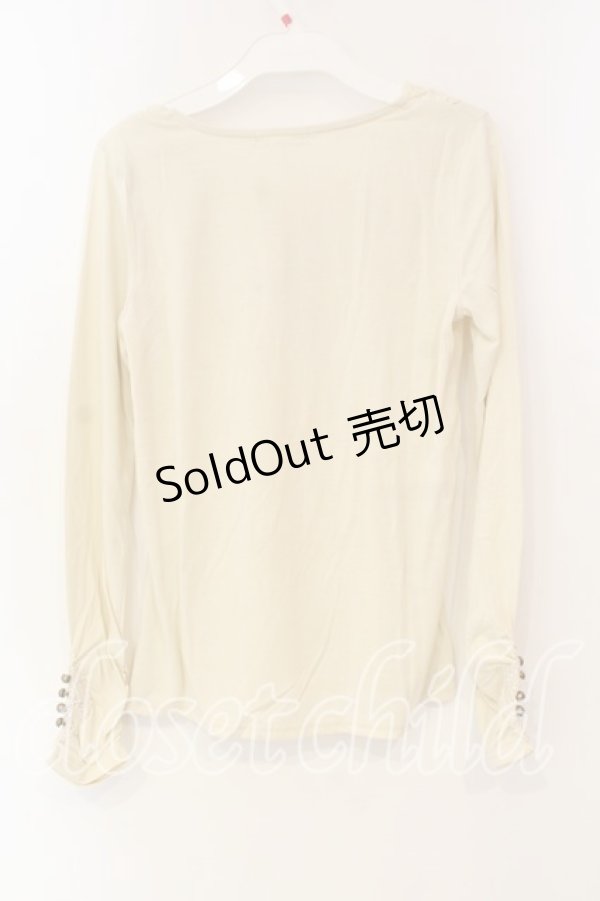 画像2: axes femme / 袖口ボタンインナープルオーバー ｍ オフ O-25-12-22-1017-AX-TO-IG-ZT525 (2)