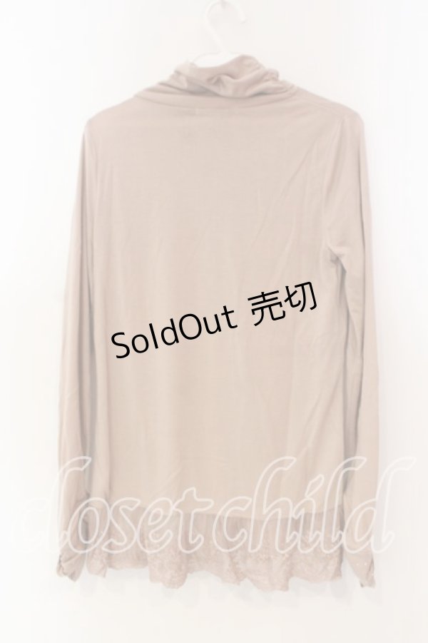 画像2: axes femme / ストーン付きインナーカットソー M ピンク O-25-12-22-1023-AX-TO-IG-ZT525 (2)