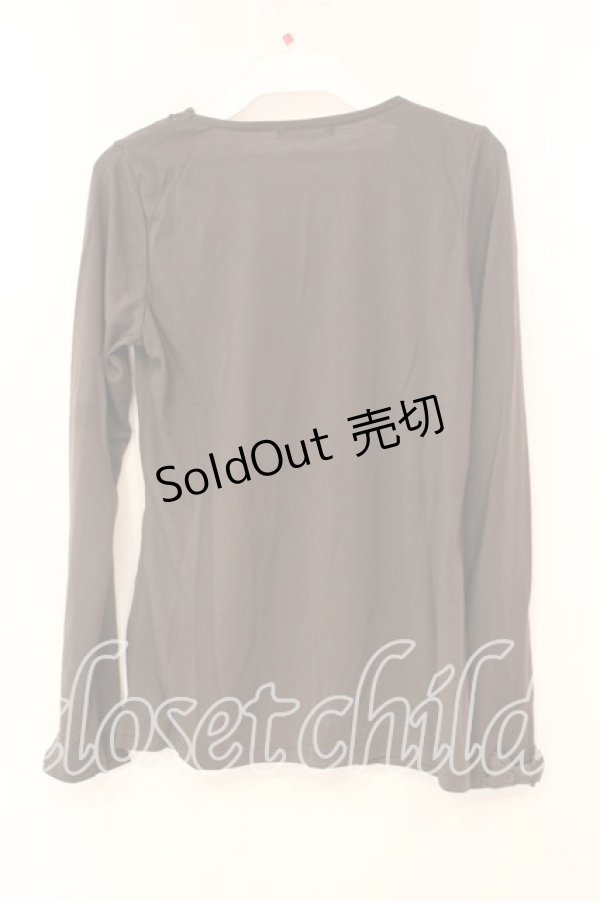 画像2: axes femme / はしごレースプルオーバー M ブラウン O-25-12-22-1032-AX-TO-IG-ZT525 (2)