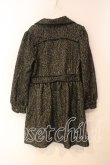 画像2: axes femme / ツイードワンピ風コート M クロ O-25-12-22-1003-AX-CO-IG-OS (2)