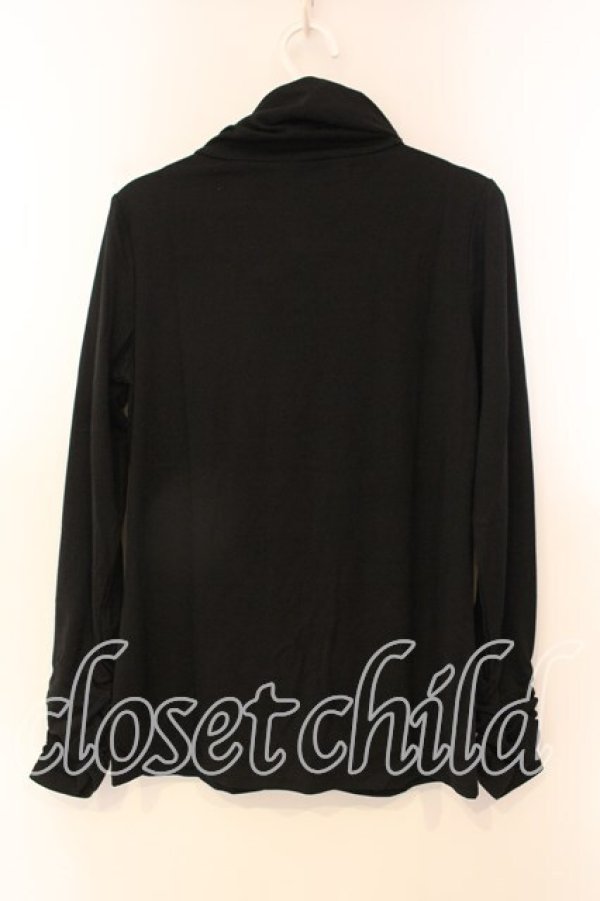 画像2: axes femme / 胸元ビジュータートル M クロ O-25-12-22-1034-AX-TO-IG-OS (2)