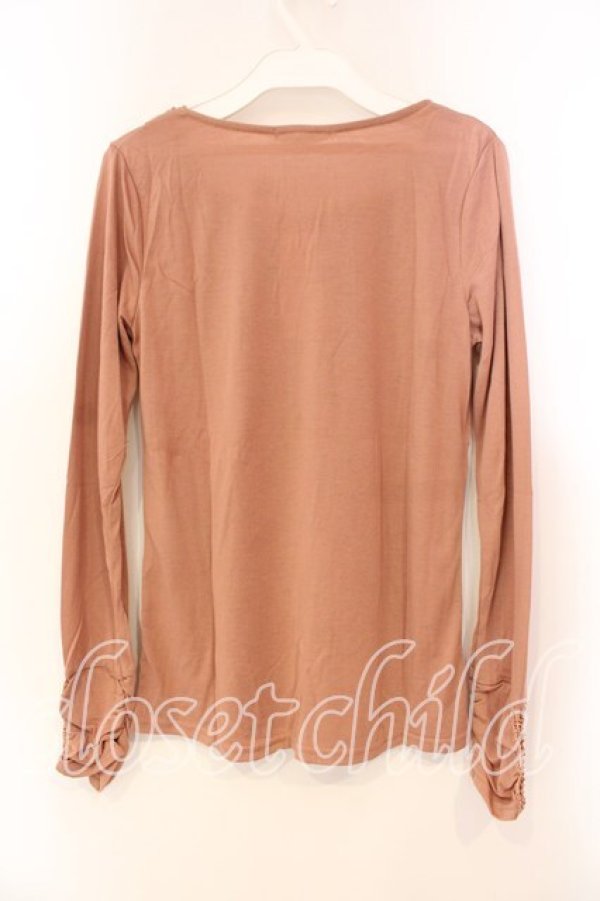 画像2: axes femme / パール使いインナープルオーバー  ピンク O-25-12-22-1035-AX-TO-IG-OS (2)