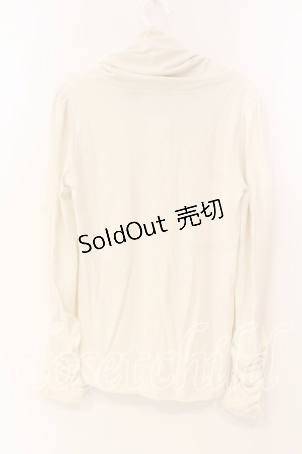 画像2: axes femme / オフタートルインナープルオーバー M アイボリー O-25-12-22-1037-AX-TO-IG-ZT525 (2)