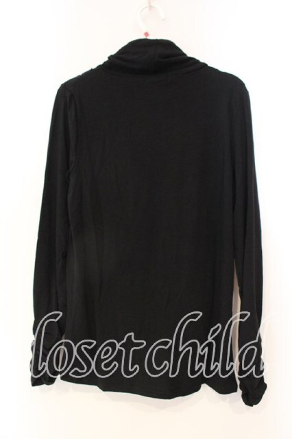 画像2: axes femme / 胸元ビジュータートル M クロ O-25-12-22-1041-AX-TO-IG-OS (2)