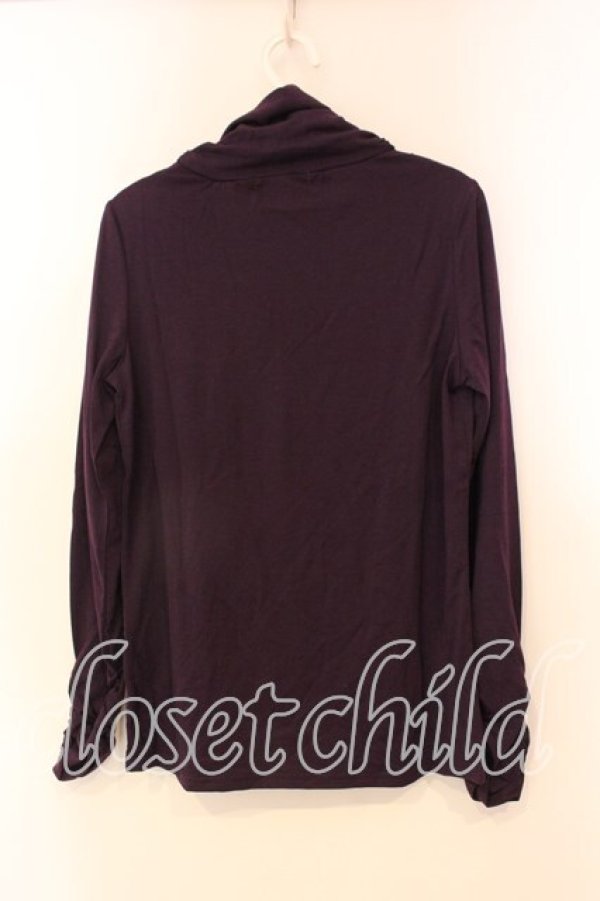 画像2: axes femme / 胸元ビジュータートル M パープル O-25-12-22-1045-AX-TO-IG-OS (2)