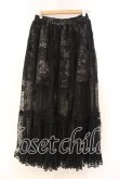 画像4: Qutie Frash / メッシュロングスカート  ブラック O-25-12-22-078-QU-SK-IG-OS (4)