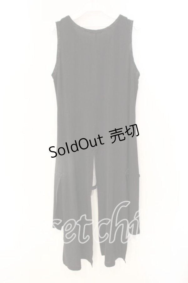 画像3: Qutie Frash / 気楡茶閃洸 Aラインチュニック  ブラック O-25-12-22-081-QU-OP-IG-OS (3)