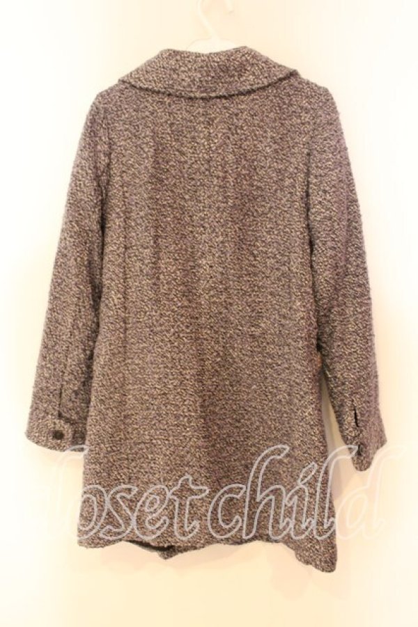 画像2: axes femme / フラワーレースジャケット  パープル O-25-12-22-085-AX-JA-IG-OS (2)