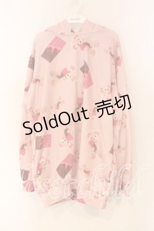 画像: Princess Melody / くまちょこパーカー F ピンク O-25-12-22-093-EL-TO-OW-OS