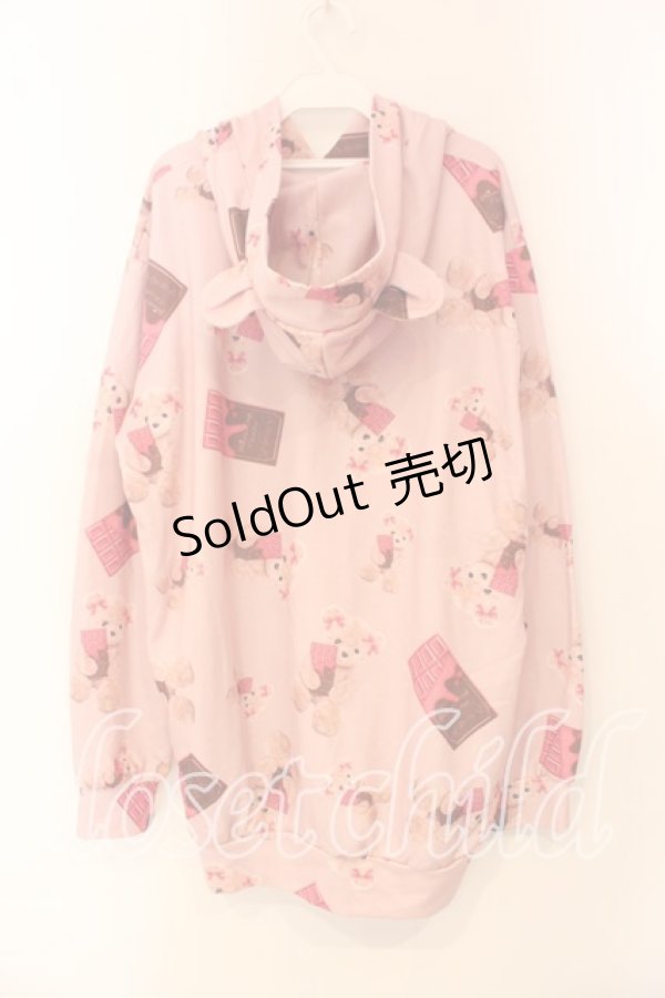 画像3: Princess Melody / くまちょこパーカー F ピンク O-25-12-22-093-EL-TO-OW-OS (3)
