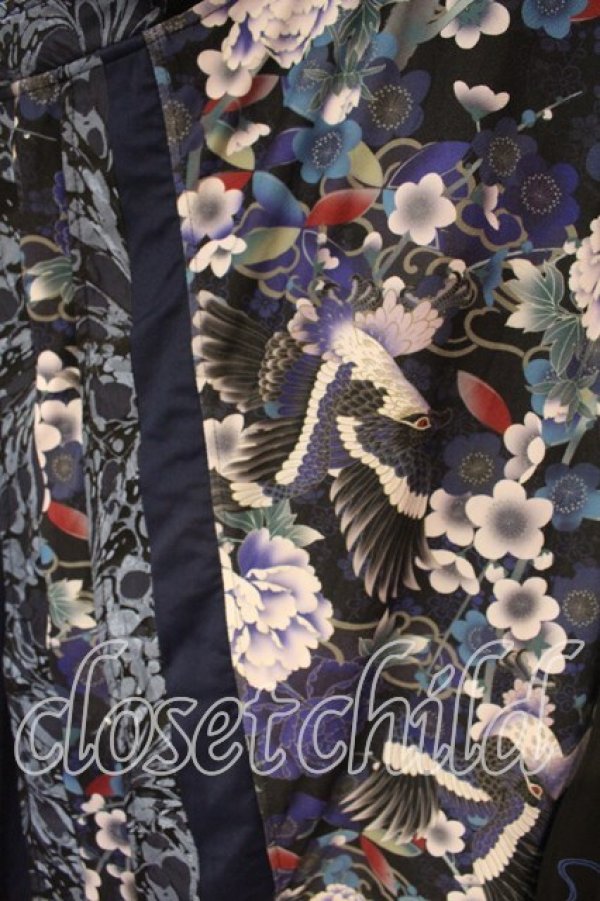 画像2: Qutie Frash / 着物チュニック  ブルー O-25-12-22-095-QU-TO-OW-OS (2)