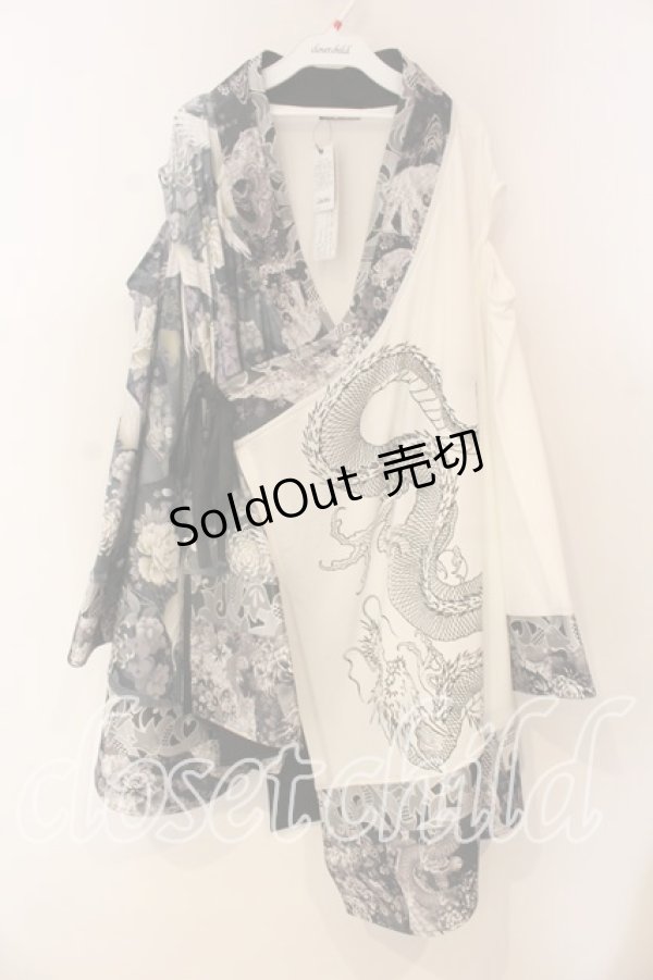 画像1: Qutie Frash / 肩あき着物カーデ  ホワイト O-25-12-22-099-QU-TO-OW-OS (1)