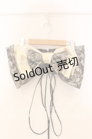 画像: Qutie Frash / リボン帯コルセット  ブラウン O-25-12-22-100-QU-TO-OW-OS