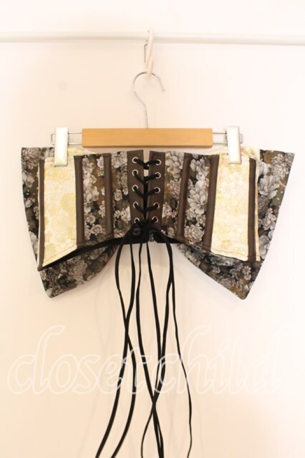 画像3: Qutie Frash / リボン帯コルセット  ブラウン O-25-12-22-100-QU-TO-OW-OS (3)