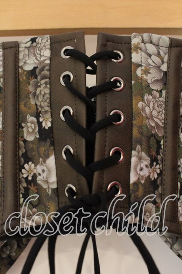 画像5: Qutie Frash / リボン帯コルセット  ブラウン O-25-12-22-100-QU-TO-OW-OS (5)