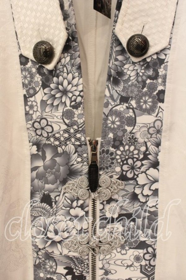 画像2: Qutie Frash / 着物カーデ  ホワイト O-25-12-22-101-QU-TO-OW-OS (2)