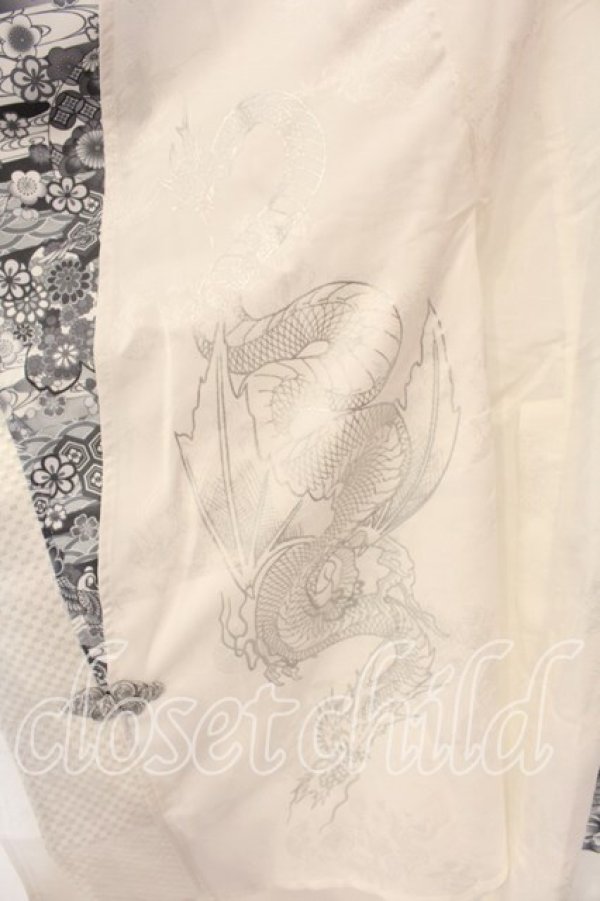 画像3: Qutie Frash / 着物カーデ  ホワイト O-25-12-22-101-QU-TO-OW-OS (3)