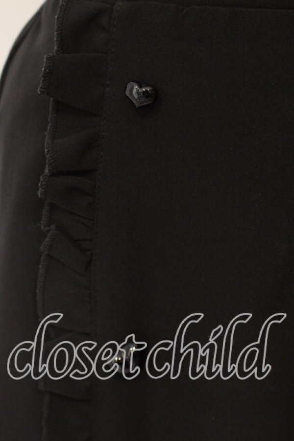 画像2: MA*RS / ハートボタン台形スカート  クロ O-25-12-22-015-EL-SK-OW-OS (2)