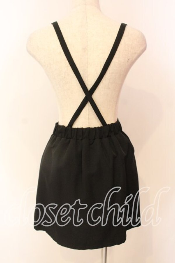 画像3: MA*RS / ハートボタン台形スカート  クロ O-25-12-22-015-EL-SK-OW-OS (3)