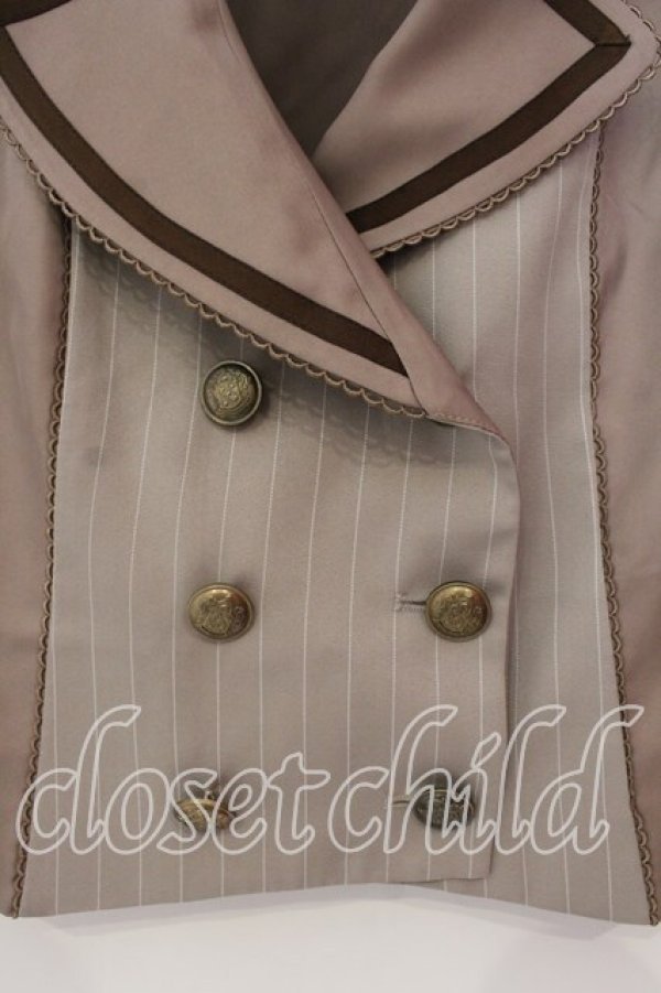 画像2: axes femme kawaii / 切替えベスト  ブラウン O-25-12-22-020-AX-TO-IG-OS (2)