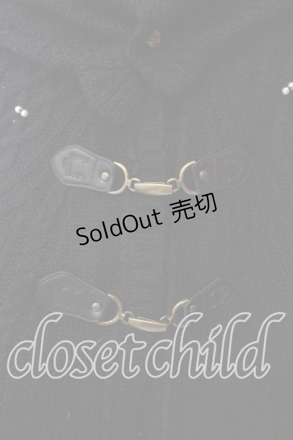 画像2: axes femme / オフタートルニットポンチョ Ｍ クロ O-25-12-22-023-AX-TO-IG-ZT507 (2)